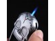 Creative Skull Shape Cigarette Lighter Refillable Windproof Jet Butane Gas Lighter